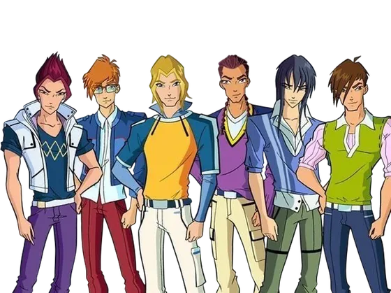 Les six Spécialistes de la série Winx Club